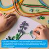 PATIKIL 360pcs Quilling Paper Strips Paper Flowers Quilling Kits 3/8"(10mm) Origami Paper for Adults Beginner Art Craft, 21"(54cm) Dark Green view 4