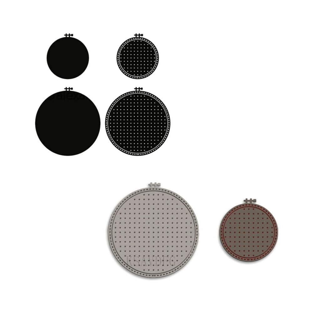 Cross Stitch Chassis Die Cuts DIY Sewing Metal Cutting Dies for Handmade Card Making Stencils Festivals Scrapbooking Album Paper Craft Template