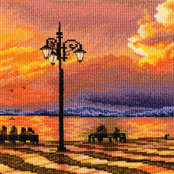 RTO Counted Cross Stitch kit Sunset Romance M1025