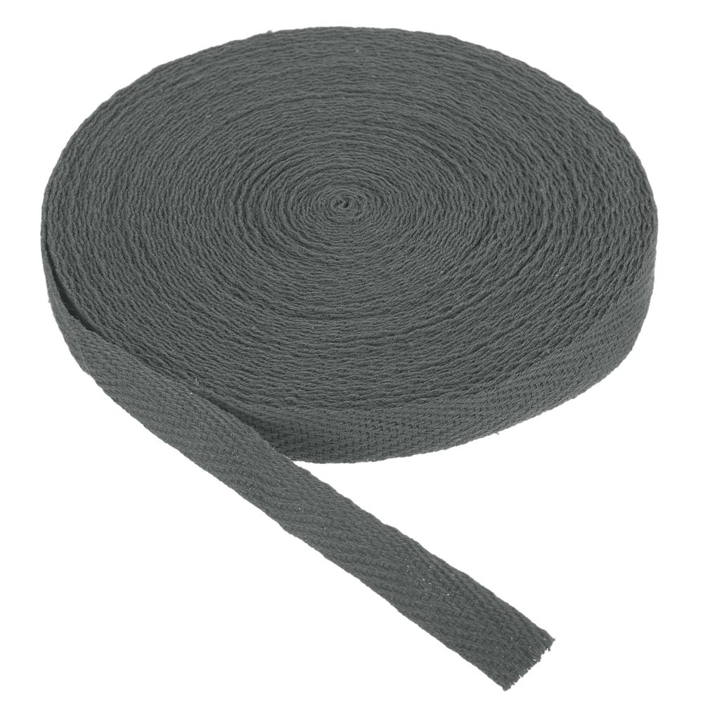PATIKIL Cotton Twill Tape 3/8 Inch 10 Yards Cotton Ribbon Bias Binding Tape Herringbone Webbing Trim for Sewing Gift Wrapping Craft DIY Taupe