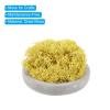 PATIKIL 7 OZ Fake Moss, Preserved Reindeer Decorative Artificial Faux Moss with Box for Indoor Potted Plants Flowerbeds Crafts Home Office Artistic Decoration, Yellow view 3