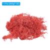PATIKIL 7 OZ Fake Moss, Preserved Reindeer Decorative Artificial Faux Moss with Box for Indoor Potted Plants Flowerbeds Crafts Home Office Artistic Decoration, Red view 2