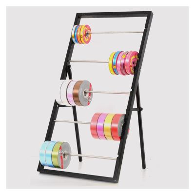 yinjieUS Ribbon Organizer,Ribbon Holder Organizer Rack, for Storage Record Rolls Cellophane Wrapping Paper, Sewing Room Shop Rack Stand Easy to Install(Color:Black,Size:5 Tier)