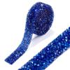 10/15Mm Rhinestone Beaded Trim Rhinestone Ribbon Iron On Chain for DIY Clothing Shoes Dress Decorations view 1