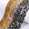 10/15Mm Rhinestone Beaded Trim Rhinestone Ribbon Iron On Chain for DIY Clothing Shoes Dress Decorations view 3