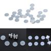 100 Pack Silicone Earring Stoppers Plugs Clear Earrings Back Secure Ear Studs Closures for Heavy Earrings Jewelry Kit Heavy Earring Supports view 2