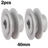 Motor Pulley 2PCS 40mm-65mm Industrial Sewing Machine Clutch Motor Pulley Sewing Machine Accessories Attachments Power Tools(Size:40mm) view 2