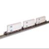 N Gunderson Maxi-IV BNSF Original Logo Well Car Set - CSX Container view 1