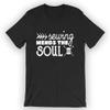 Unisex Sewing Mends The Soul T-Shirt Sewing Life XS/Black view 1