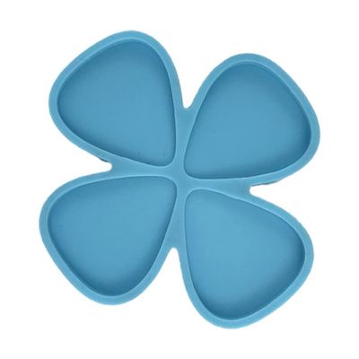 EINCORN 4 Pcs/Set Guitar Picks Resin Mold Guitar Plectrums Silicone Mould Reusable Picks UV Epoxy Casting Mold, as the picture shows