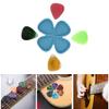 EINCORN 4 Pcs/Set Guitar Picks Resin Mold Guitar Plectrums Silicone Mould Reusable Picks UV Epoxy Casting Mold, as the picture shows view 2