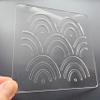Acrylic Sashiko Stencil, Embroidery Pattern Template, Quilting Stencil Tool, 12 x 12cm (Pattern D) view 4