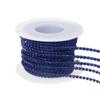 LKXHarleya 5 Yards Crystal Rhinestone Close Chain Trim Bling Bling Diamond Rhinestone Ribbon Strips for DIY Craft Sewing Jewelry Making, Navy Blue, 2mm view 3
