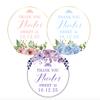 Personalized Sweet Sixteen Party Favor Stickers - Birthday Party Stickers - Sweet 16 - Thank you for celebrating with me stickers view 4