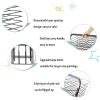 Desktop Art Drying Rack Space Saving Portable Paint Drying Rack 10 Shelves Metal Steel Artwork Storage Display Rack for Art Studios & Classrooms, 25.6" x 17.7" x 16.5", Black view 3