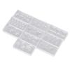EINCORN 10x Nail Art Mold Decortive Silicone Mold Moon Nail Art Making Tools Resin Casting Molds Manicure Template Craft Art, White view 4