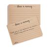 Herzii Prints Share a Memory Cards for Celebration of Life, Funeral or Memorial Service 50 Kraft Cards 4x6 Guest Book Alternative for Remembrance, Condolence, and Keepsake Moments view 1