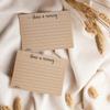 Herzii Prints Share a Memory Cards for Celebration of Life, Funeral or Memorial Service 50 Kraft Cards 4x6 Guest Book Alternative for Remembrance, Condolence, and Keepsake Moments view 3
