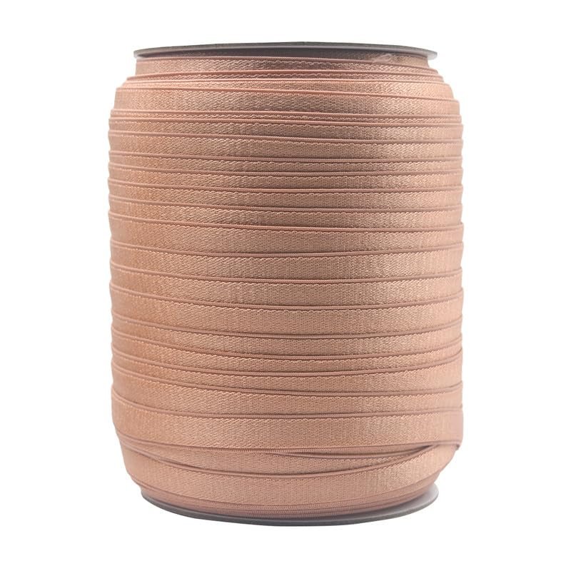 Nine Looms 100 Yards 3/8" 10mm Pecan Brown Elastic Bands for Sewing Band for Waistbands Pants Clothes and Crafts DIY High Elasticity Knit Spool Sewing Pants,Waistband,Craft DIY (100Y Pecan Brown)