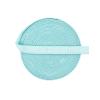 Nine Looms 10 Yards 3/8" 10mm Blue Topaz Elastics Spandex Bands Shiny Nylon Bra Strap Shoulder Tape Underwear Lingerie DIY Sewing Trim Elastic Cord for Sewing Waistband Pants Waist (10Y Blue Topaz) view 3