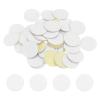 HARFINGTON 48pcs Round Adhesive Mini Non-Woven Fabric Circles, 25mm 1" PreCut, White, for DIY Crafts & Sewing Projects view 1