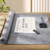 Calligraphy Drawing Felt Mat, Sumi Xuan Paper Painting Pad for Chinese Calligraphy, Japanese Drawing Mat, Gray,(120 * 60) view 1