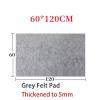 Calligraphy Drawing Felt Mat, Sumi Xuan Paper Painting Pad for Chinese Calligraphy, Japanese Drawing Mat, Gray,(120 * 60) view 2