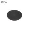 HARFINGTON 240pcs Round Adhesive Pre Cut Mini Felt Fabric Circles, 25mm 1" for DIY Craft Finishing, Black view 3