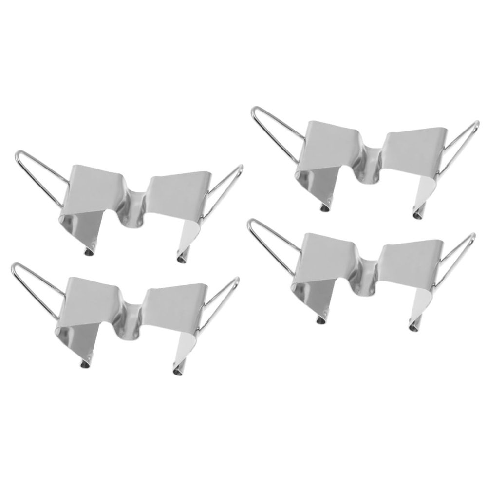 Operitacx 4pcs Stainless Steel Wet Canvas Clips for Oil Painting Frame Canvas Carrier Separating Clamps Lightweight and Convenient Art Supply for Artists