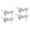Operitacx 4pcs Stainless Steel Wet Canvas Clips for Oil Painting Frame Canvas Carrier Separating Clamps Lightweight and Convenient Art Supply for Artists view 1