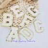5 PCS 2.16 White Chenille Letter Patches, Self Adhesive Letters Patches for Clothing, Stick on Letters for Travel Bags Hats Backpacks Jeans Shoes Craft Laptop (Letter Z) view 2