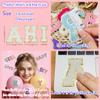 5 PCS 2.16 White Chenille Letter Patches, Self Adhesive Letters Patches for Clothing, Stick on Letters for Travel Bags Hats Backpacks Jeans Shoes Craft Laptop (Letter Z) view 3