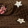 Homiest Minky Dot Fabric by The Yard, 2 Yards x 60 Inch Wide Soft Plush Fabric Chocolate Brown Fleece Fabric, Cuddle Minky Fabric for Blanket, Pillow Covers, Clothing, Scarf, Beanie, Sewing view 3