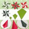 NIHUIFA Periwinkle Quilting Templates Stencils Handmade Sewing Patterns Acrylic Tool for Pillow Quilt Cushion 3 Set Periwinkle Plates Quilting Templates Sewing Template, as described view 3