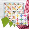 NIHUIFA Periwinkle Quilting Templates Stencils Handmade Sewing Patterns Acrylic Tool for Pillow Quilt Cushion 3 Set Periwinkle Plates Quilting Templates Sewing Template, as described view 4