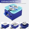 Electric Pottery Wheel, Household Mini Turning Pottery Machine with 4cm/6.5cm/10cm 3 Turntables, Water Basin and 2000RPM Adjustable, for Children School Teaching and Beginners view 4