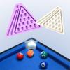 EINCORN Billiard Ball Set Resin Casting Mold Pool Table Set Mold Candle Soap Resin Craft, as the picture shows view 3