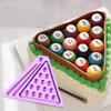 EINCORN Billiard Ball Set Resin Casting Mold Pool Table Set Mold Candle Soap Resin Craft, as the picture shows view 4