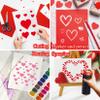 16 Pieces Heart Stencils for Crafts Reusable Mixed Media Geometric Stencils for Painting on Canvas Scrapbook Paper Fabric Pillows Card Making (16 Heart) view 2
