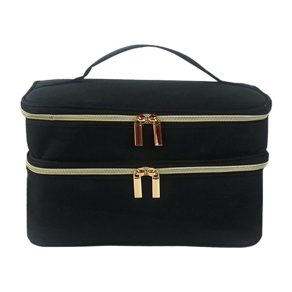 Large Sewing Basket - Double-Layer Organizer Box for Supplies Storage, Kit for Thread, Needles, Pins, Buttons (Bag Only)