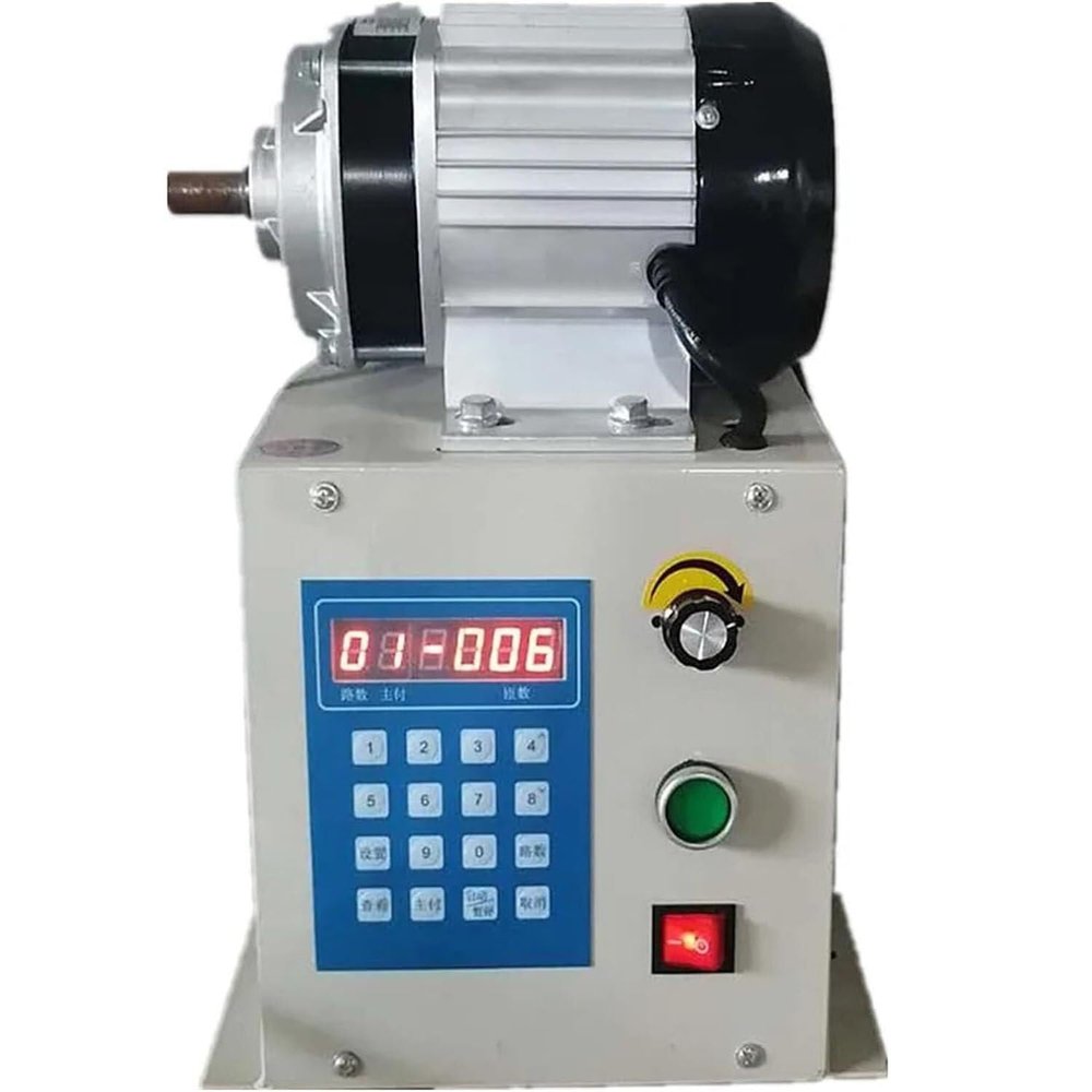Coil Winding Machine,Electric Counting Winding Machine,Adjustable Automatic Winding Machine,Industrial High-Speed Winding Machine 0-9999 Counting Range(500W,110V)