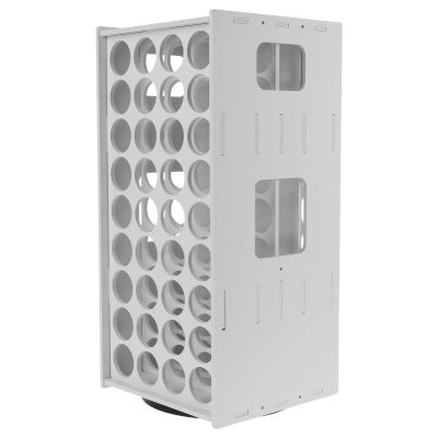 HOODANCOS Paint Storage Rack Organizer Slot Wooden Craft Paint Display Tower for Bottles Easy Installation Lightweight Design for Artists and