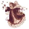 Christmas Angel Overglaze Ceramic Decals 5 Inch (1 Decal) view 1