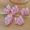 HukDok Gypsophila Flower Mulberry Paper Artificial Flowers Wedding Party Decoration DIY Home Decor Craft Cards Supplies Scrapbooking Embellishment (Pink) view 3