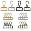 16pcs Lobster Claw Swivel Clasps 1 Metal D Ring Snap Hooks Trigger D Rings Purse Hardware Push Gate Snap Hooks Trigger Clips for Purse Keychain Strap Making(4 Colors, 2.5cm Inside Diameter) view 1