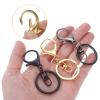 uxcell Lobster Claw Clasps Keychain, 12 Pcs Lobster Claw Clasp Hook with Swivel Trigger Clip and Flat Split Keychain Ring for DIY Craft Key Chain Accessories, Silver view 4