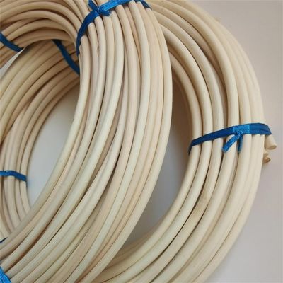 ECYC Ltd 32.8 Feet 7mm Round Reed Spline, Natural Rattan Reeds Spline Wood Basket Reed Spline Chair Cane Groove Reed Spline for Repair Wicker Furniture, Basket Weaving, DIY Crafts, or Aromatherapy