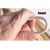 ECYC Ltd 32.8 Feet 7mm Round Reed Spline, Natural Rattan Reeds Spline Wood Basket Reed Spline Chair Cane Groove Reed Spline for Repair Wicker Furniture, Basket Weaving, DIY Crafts, or Aromatherapy view 4