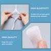 GORGECRAFT 100Pcs Sewing Thread Net Cosmetic Brush Protective Nets Mesh Spool Saver Huggers for Different Sizes of Sewing Quilting Winding Embroidery Machines White 9.84x0.79inch view 4