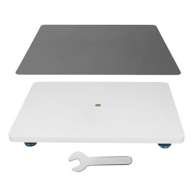 Professional Variable resins Leveling Board for Artisans - Large Grey Table with Silicone Mat, Perfect for Artists, DIY Enthusiasts, and Craft Workshops